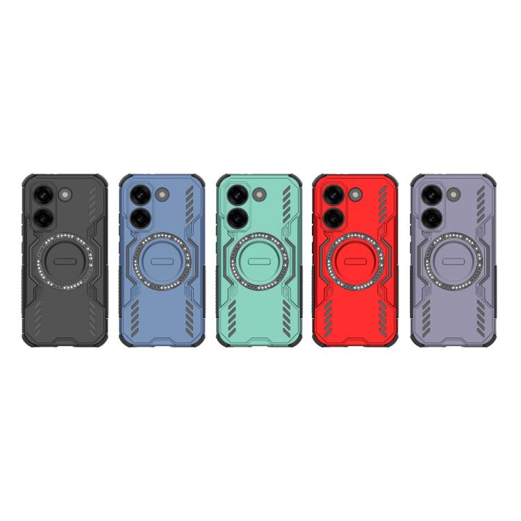 For Redmi Turbo 5 5G / Poco X8 Pro 5G Butterfly Armor MagSafe Magnetic Ring Shockproof Phone Case