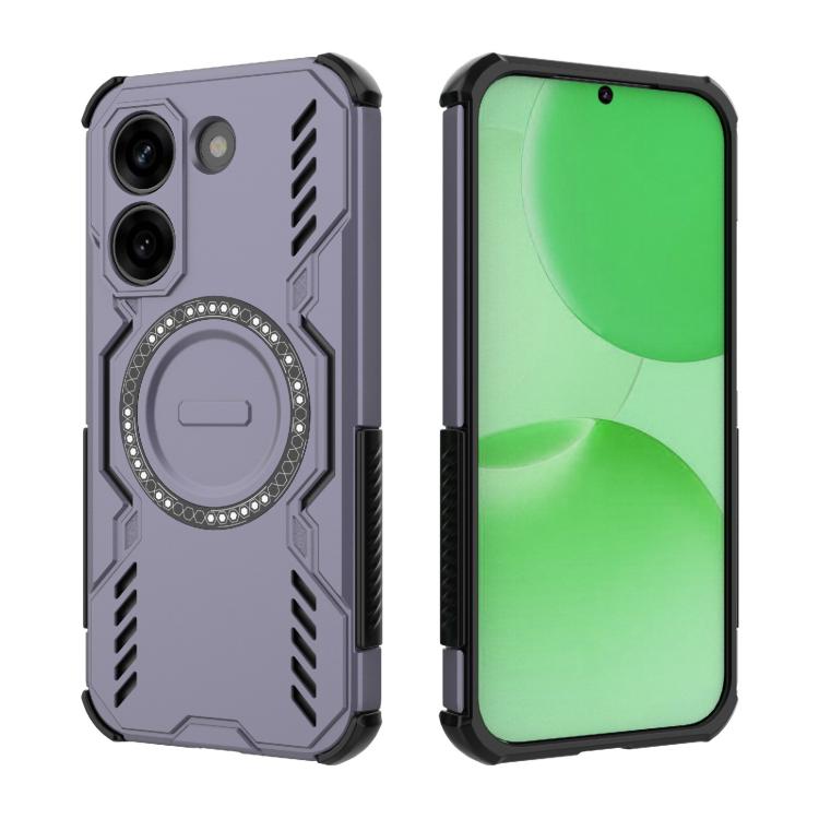 For Redmi Turbo 5 5G / Poco X8 Pro 5G Butterfly Armor MagSafe Magnetic Ring Shockproof Phone Case