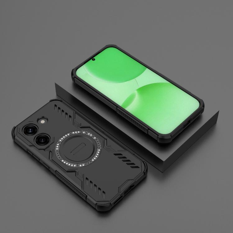 For Redmi Turbo 5 5G / Poco X8 Pro 5G Butterfly Armor MagSafe Magnetic Ring Shockproof Phone Case