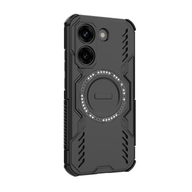 For Redmi Turbo 5 5G / Poco X8 Pro 5G Butterfly Armor MagSafe Magnetic Ring Shockproof Phone Case