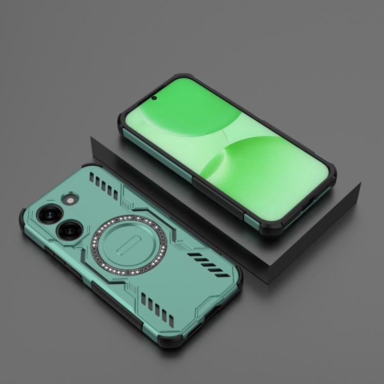 For Redmi Turbo 5 5G / Poco X8 Pro 5G Butterfly Armor MagSafe Magnetic Ring Shockproof Phone Case