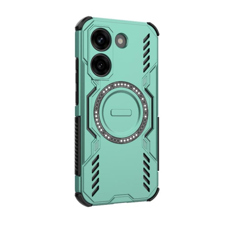 For Redmi Turbo 5 5G / Poco X8 Pro 5G Butterfly Armor MagSafe Magnetic Ring Shockproof Phone Case