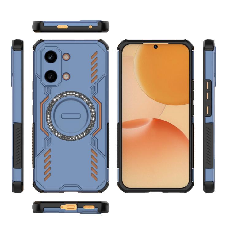 For Redmi Turbo 5 Max / Poco X8 Pro Max Butterfly Armor MagSafe Magnetic Ring Shockproof Phone Case