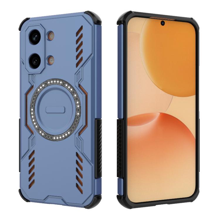 For Redmi Turbo 5 Max / Poco X8 Pro Max Butterfly Armor MagSafe Magnetic Ring Shockproof Phone Case