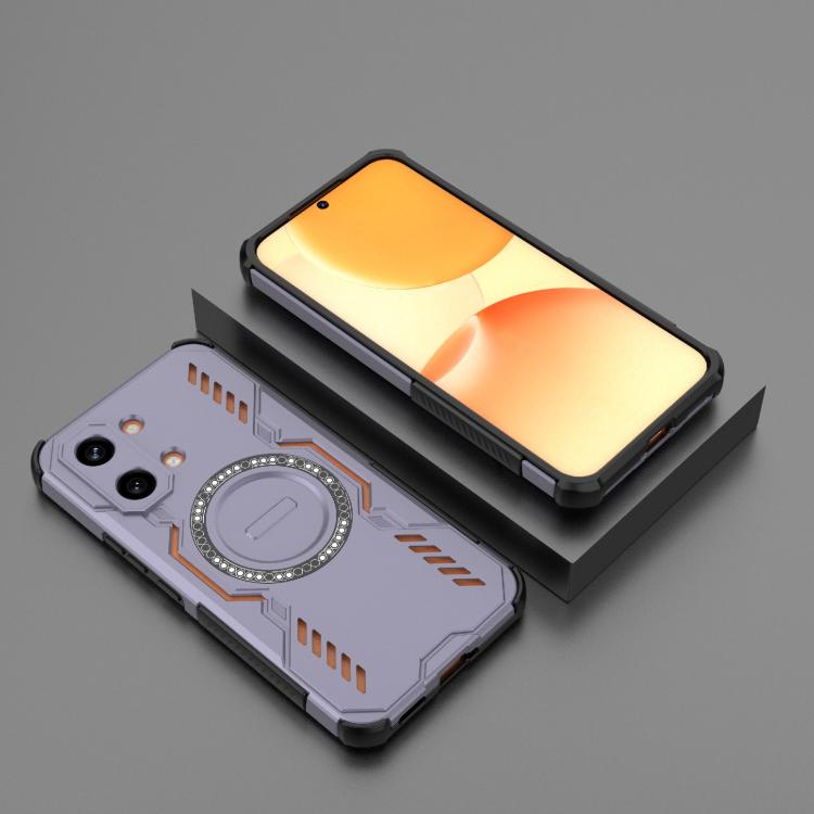 For Redmi Turbo 5 Max / Poco X8 Pro Max Butterfly Armor MagSafe Magnetic Ring Shockproof Phone Case