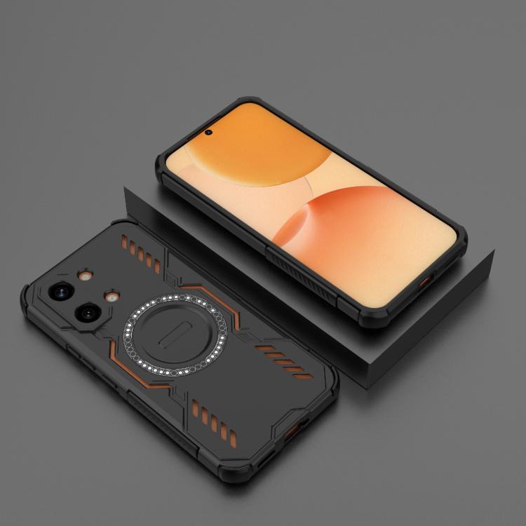 For Redmi Turbo 5 Max / Poco X8 Pro Max Butterfly Armor MagSafe Magnetic Ring Shockproof Phone Case