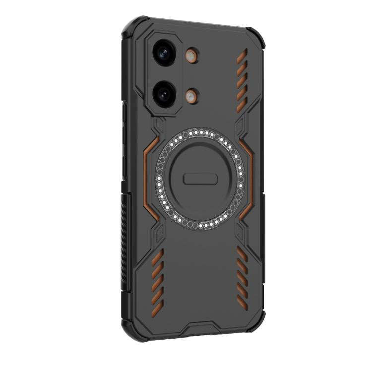 For Redmi Turbo 5 Max / Poco X8 Pro Max Butterfly Armor MagSafe Magnetic Ring Shockproof Phone Case