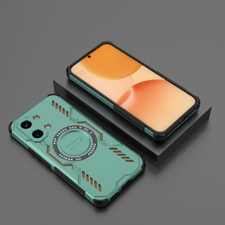 For Redmi Turbo 5 Max / Poco X8 Pro Max Butterfly Armor MagSafe Magnetic Ring Shockproof Phone Case