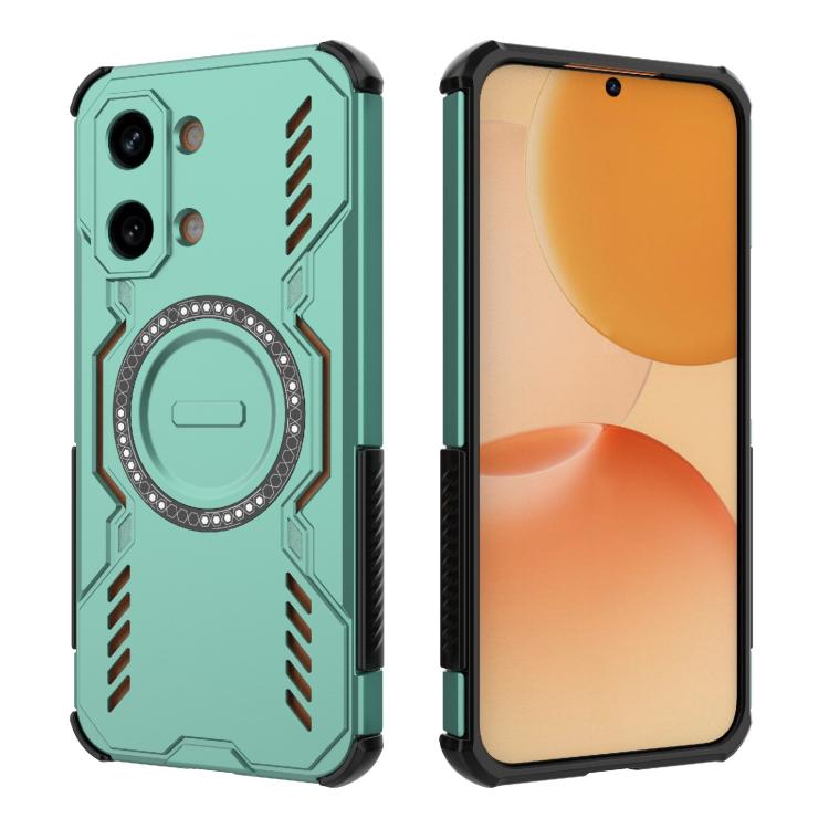 For Redmi Turbo 5 Max / Poco X8 Pro Max Butterfly Armor MagSafe Magnetic Ring Shockproof Phone Case