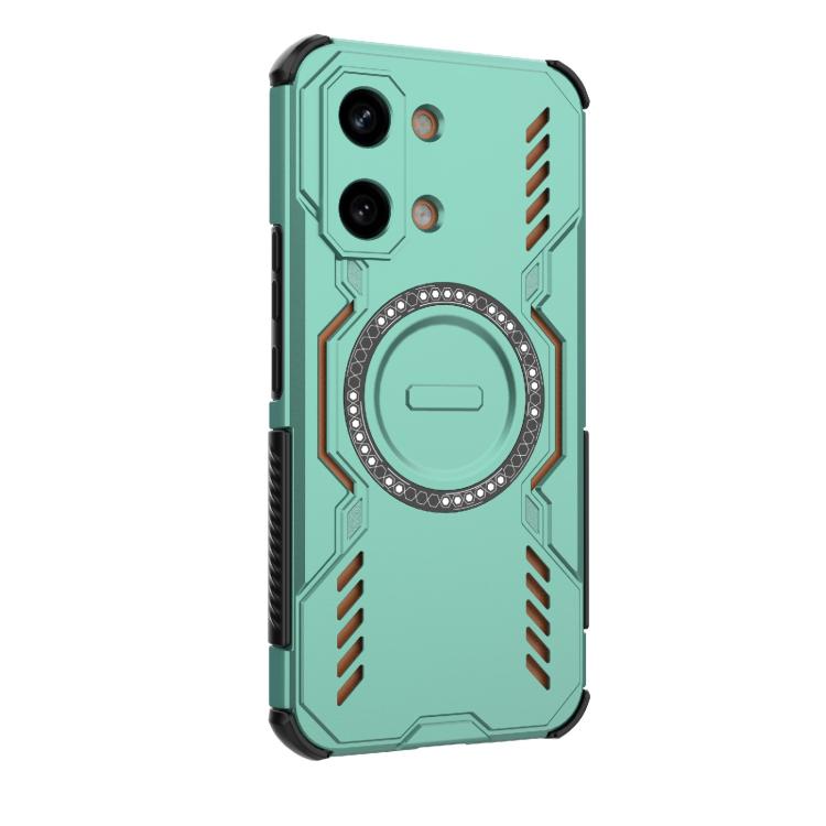 For Redmi Turbo 5 Max / Poco X8 Pro Max Butterfly Armor MagSafe Magnetic Ring Shockproof Phone Case