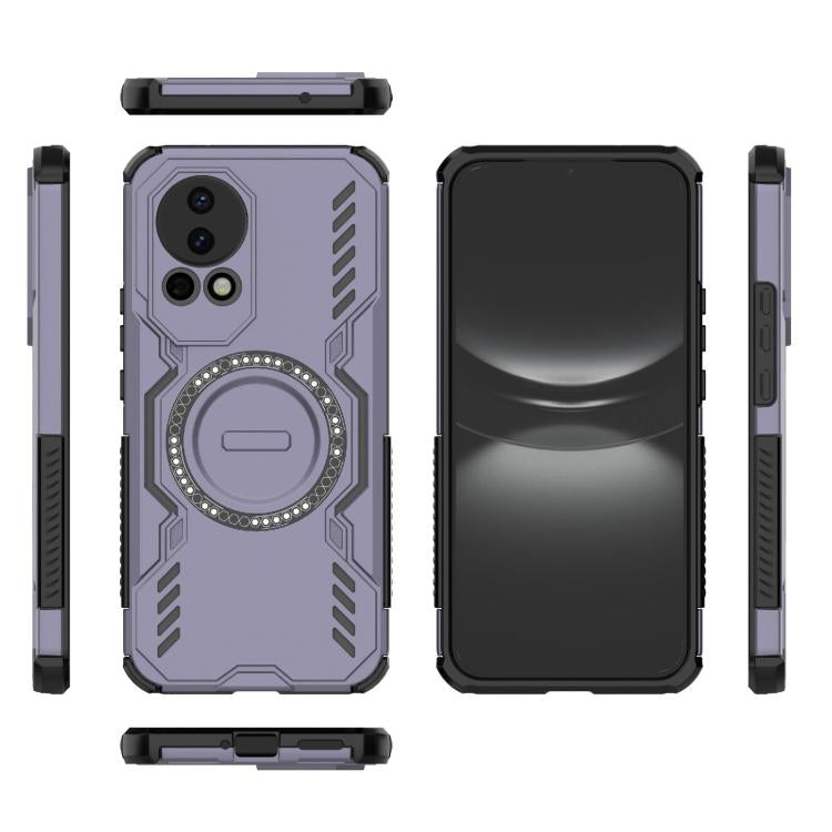 For Huawei nova 12 5G Butterfly Armor MagSafe Magnetic Ring Shockproof Phone Case