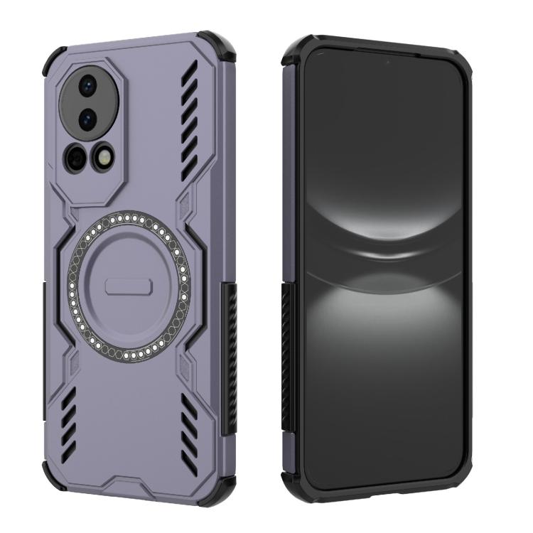 For Huawei nova 12 5G Butterfly Armor MagSafe Magnetic Ring Shockproof Phone Case