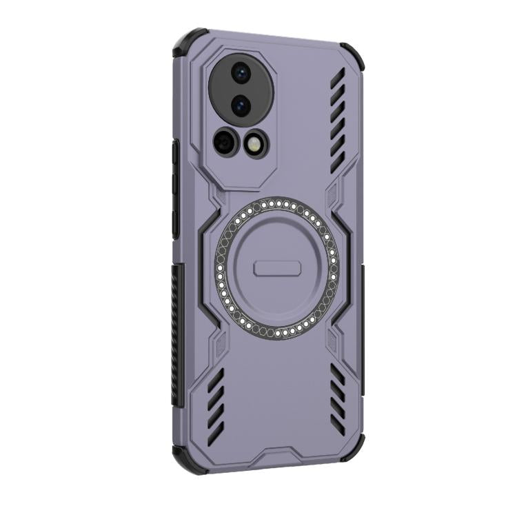 For Huawei nova 12 5G Butterfly Armor MagSafe Magnetic Ring Shockproof Phone Case