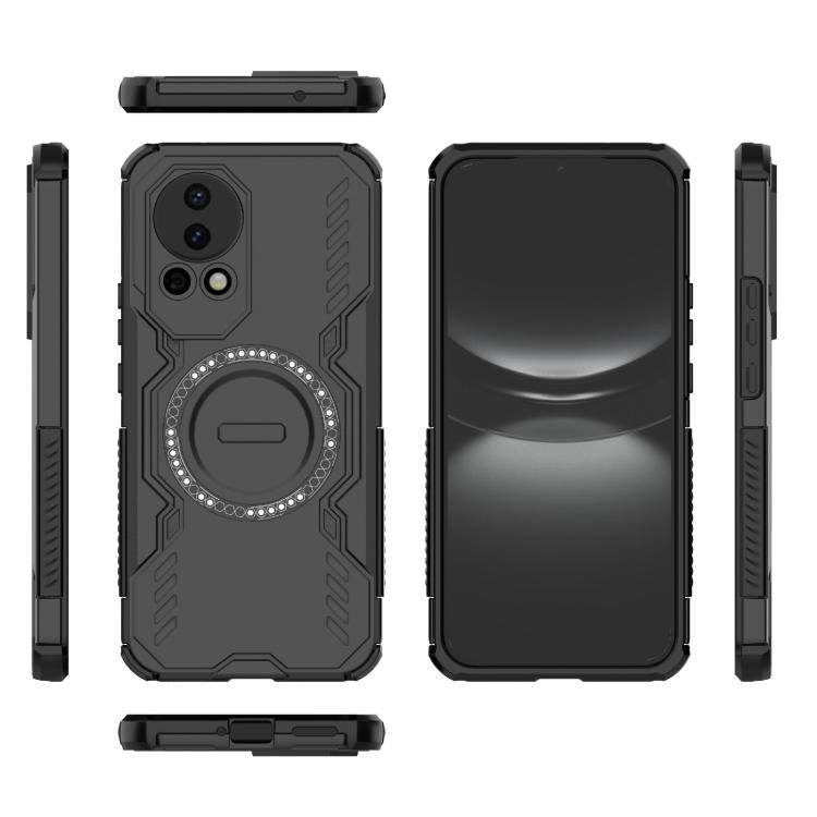 For Huawei nova 12 5G Butterfly Armor MagSafe Magnetic Ring Shockproof Phone Case