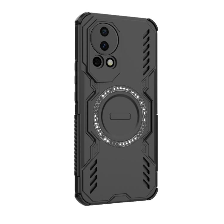 For Huawei nova 12 5G Butterfly Armor MagSafe Magnetic Ring Shockproof Phone Case