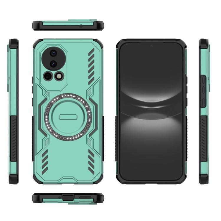 For Huawei nova 12 5G Butterfly Armor MagSafe Magnetic Ring Shockproof Phone Case