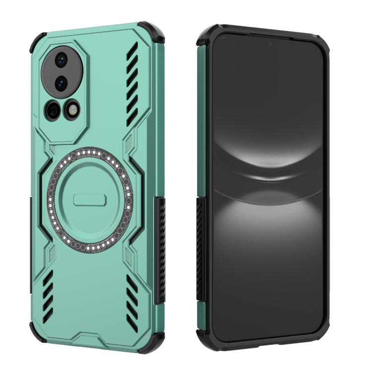 For Huawei nova 12 5G Butterfly Armor MagSafe Magnetic Ring Shockproof Phone Case