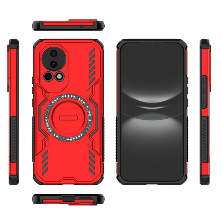 For Huawei nova 12 5G Butterfly Armor MagSafe Magnetic Ring Shockproof Phone Case