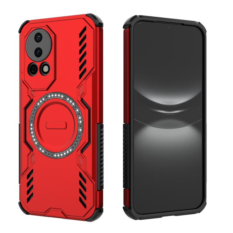 For Huawei nova 12 5G Butterfly Armor MagSafe Magnetic Ring Shockproof Phone Case