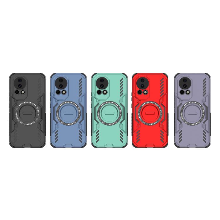 For Huawei nova 12 5G Butterfly Armor MagSafe Magnetic Ring Shockproof Phone Case