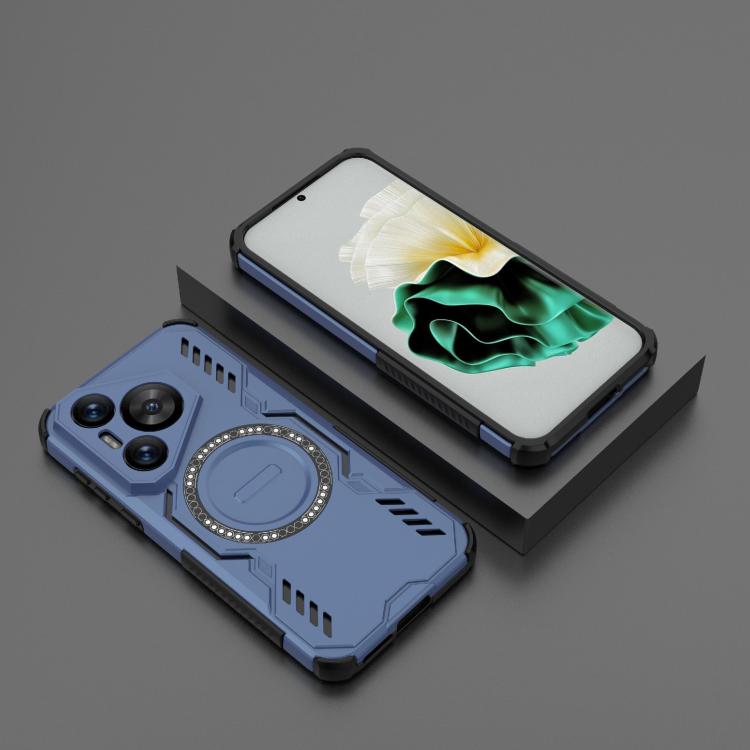 For Huawei Pura 70 Butterfly Armor MagSafe Magnetic Ring Shockproof Phone Case