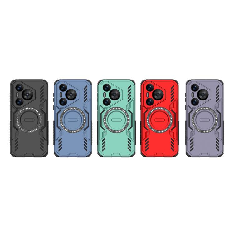 For Huawei Pura 70 Butterfly Armor MagSafe Magnetic Ring Shockproof Phone Case