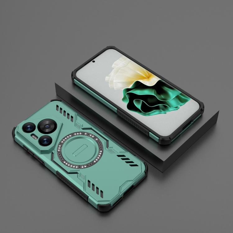 For Huawei Pura 70 Butterfly Armor MagSafe Magnetic Ring Shockproof Phone Case