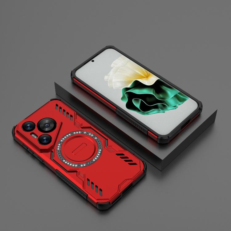 For Huawei Pura 70 Butterfly Armor MagSafe Magnetic Ring Shockproof Phone Case
