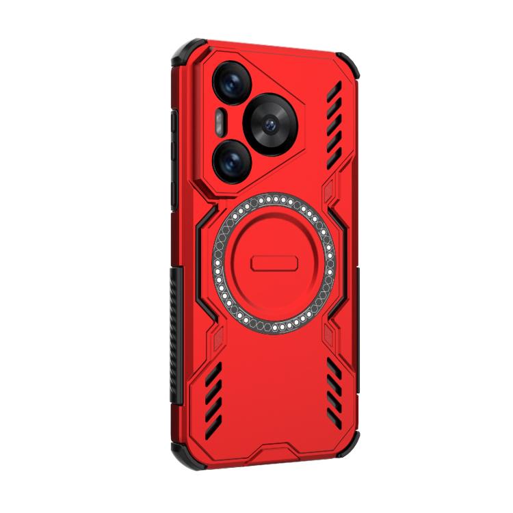 For Huawei Pura 70 Butterfly Armor MagSafe Magnetic Ring Shockproof Phone Case