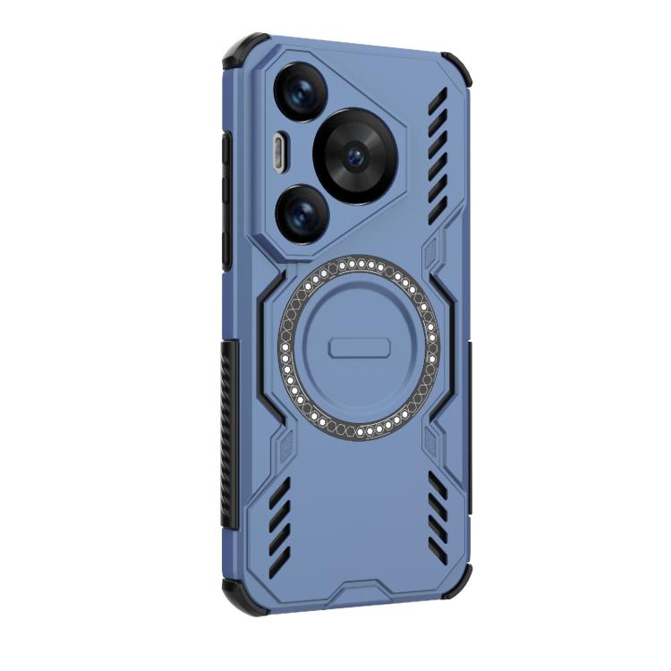 For Huawei Pura 70 Pro Butterfly Armor MagSafe Magnetic Ring Shockproof Phone Case