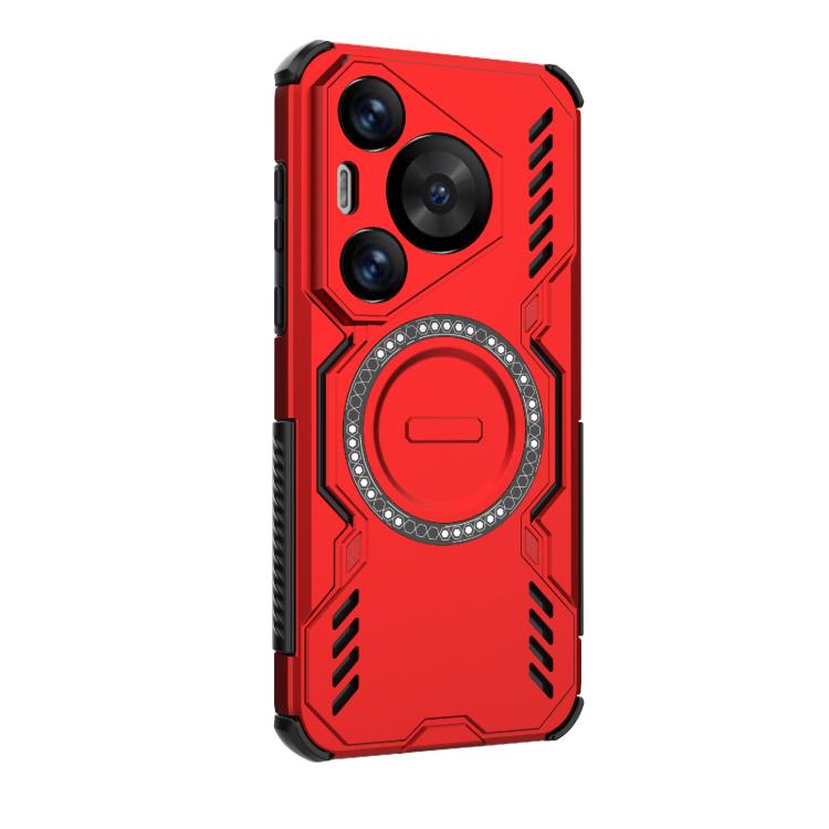 For Huawei Pura 70 Pro Butterfly Armor MagSafe Magnetic Ring Shockproof Phone Case