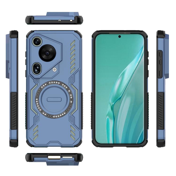 For Huawei Pura 70 Ultra Butterfly Armor MagSafe Magnetic Ring Shockproof Phone Case
