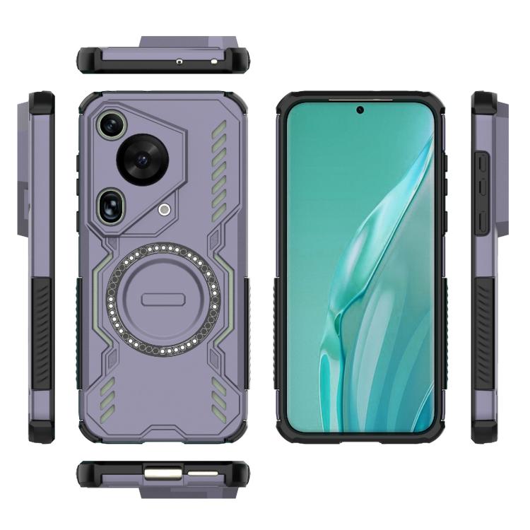 For Huawei Pura 70 Ultra Butterfly Armor MagSafe Magnetic Ring Shockproof Phone Case