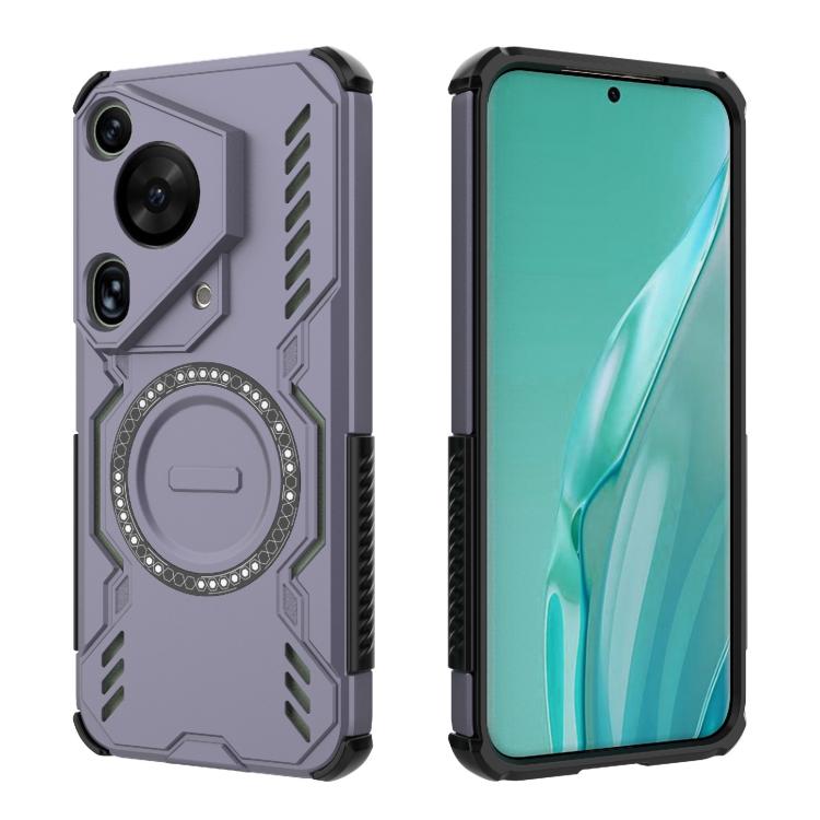 For Huawei Pura 70 Ultra Butterfly Armor MagSafe Magnetic Ring Shockproof Phone Case