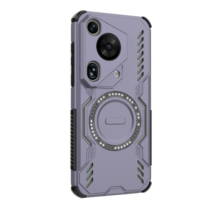 For Huawei Pura 70 Ultra Butterfly Armor MagSafe Magnetic Ring Shockproof Phone Case