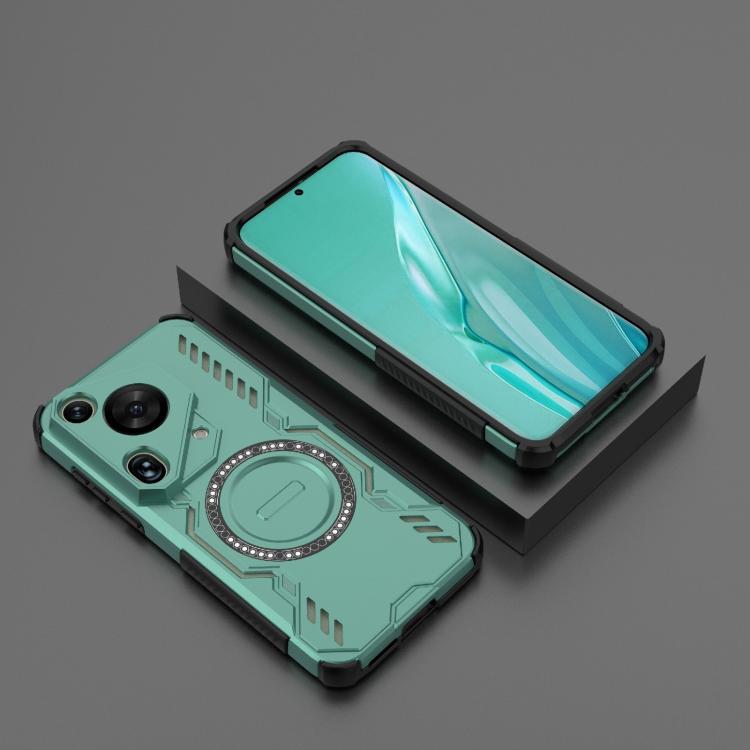 For Huawei Pura 70 Ultra Butterfly Armor MagSafe Magnetic Ring Shockproof Phone Case
