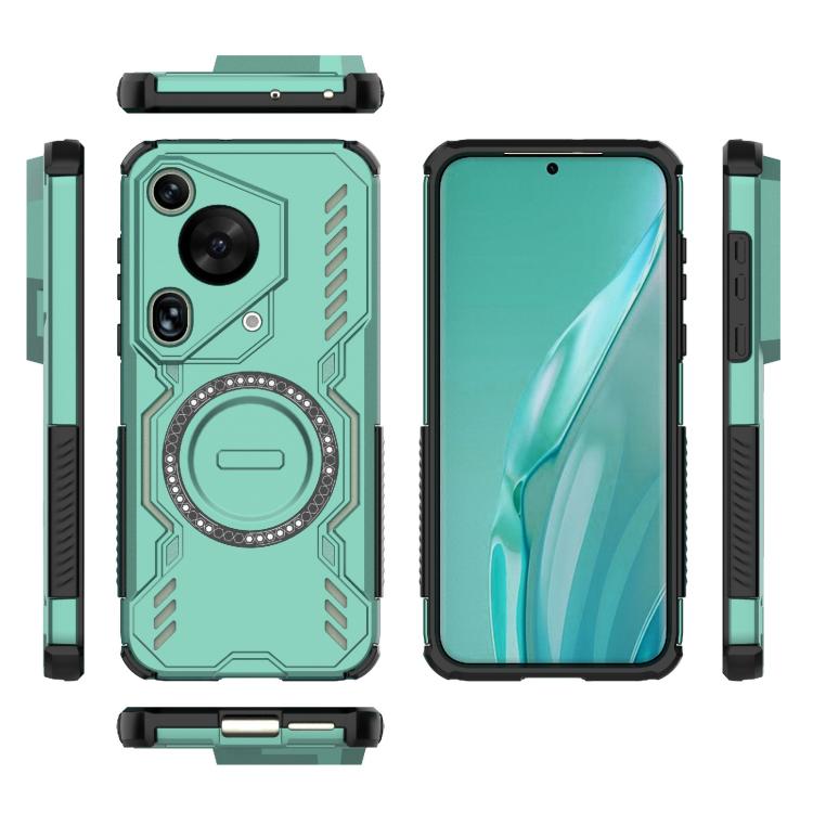 For Huawei Pura 70 Ultra Butterfly Armor MagSafe Magnetic Ring Shockproof Phone Case
