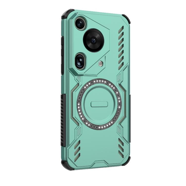 For Huawei Pura 70 Ultra Butterfly Armor MagSafe Magnetic Ring Shockproof Phone Case