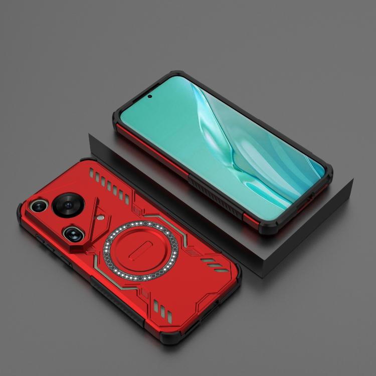 For Huawei Pura 70 Ultra Butterfly Armor MagSafe Magnetic Ring Shockproof Phone Case