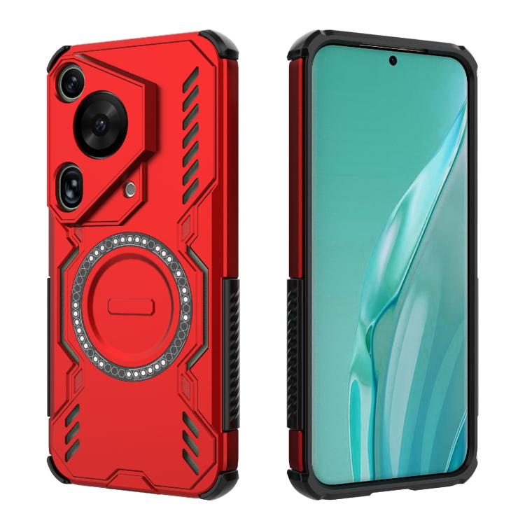 For Huawei Pura 70 Ultra Butterfly Armor MagSafe Magnetic Ring Shockproof Phone Case