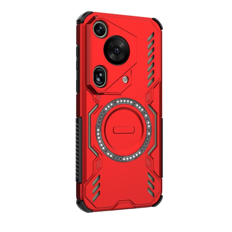 For Huawei Pura 70 Ultra Butterfly Armor MagSafe Magnetic Ring Shockproof Phone Case