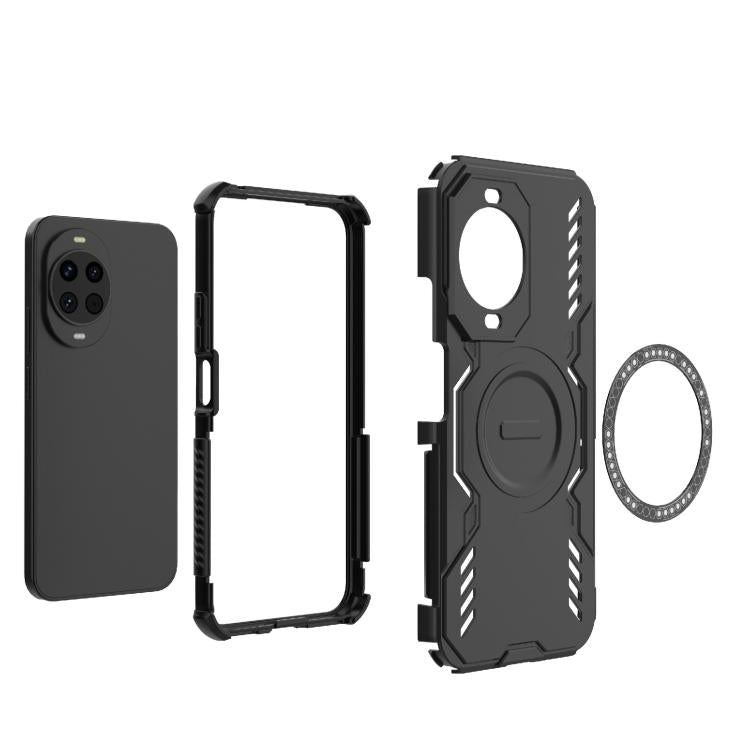 For Huawei nova 14 5G Butterfly Armor MagSafe Magnetic Ring Shockproof Phone Case