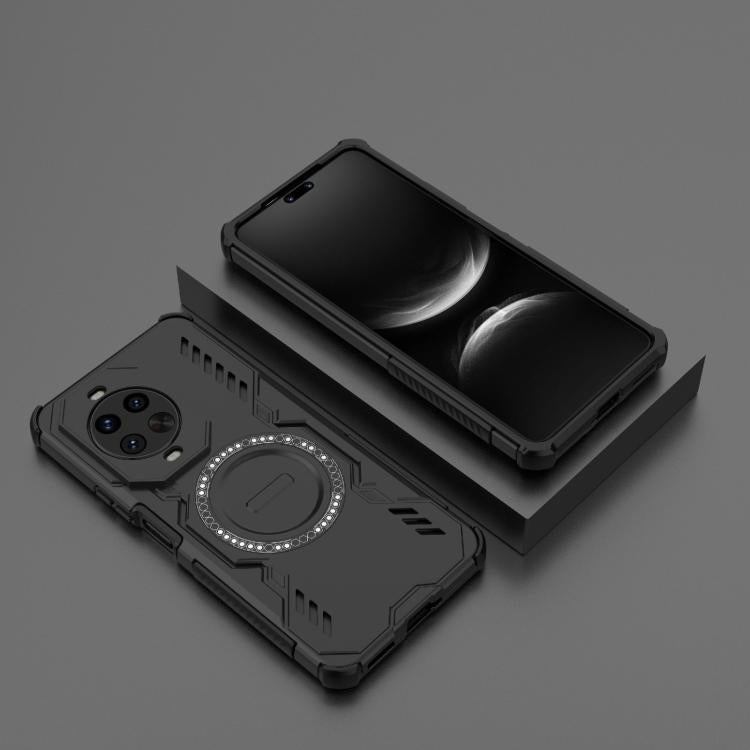 For Huawei nova 14 Pro 5G Butterfly Armor MagSafe Magnetic Ring Shockproof Phone Case