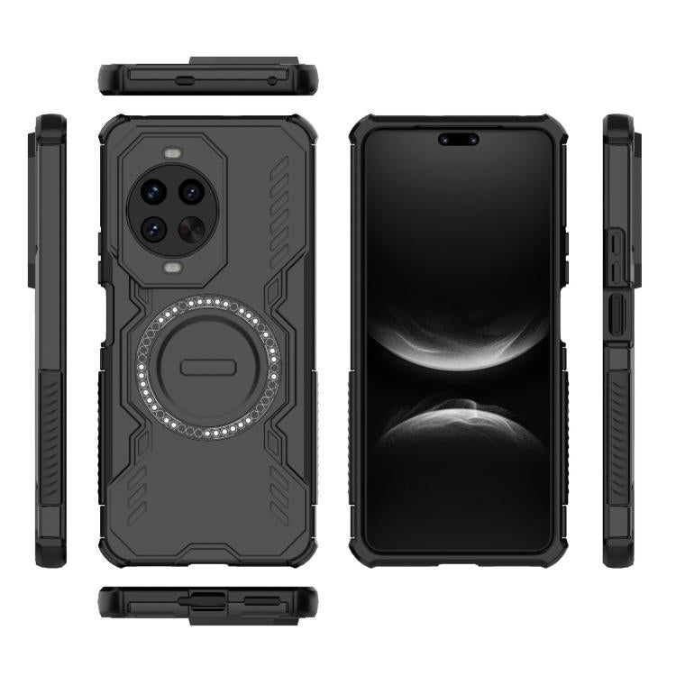 For Huawei nova 14 Pro 5G Butterfly Armor MagSafe Magnetic Ring Shockproof Phone Case