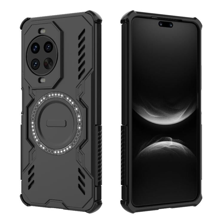 For Huawei nova 14 Pro 5G Butterfly Armor MagSafe Magnetic Ring Shockproof Phone Case