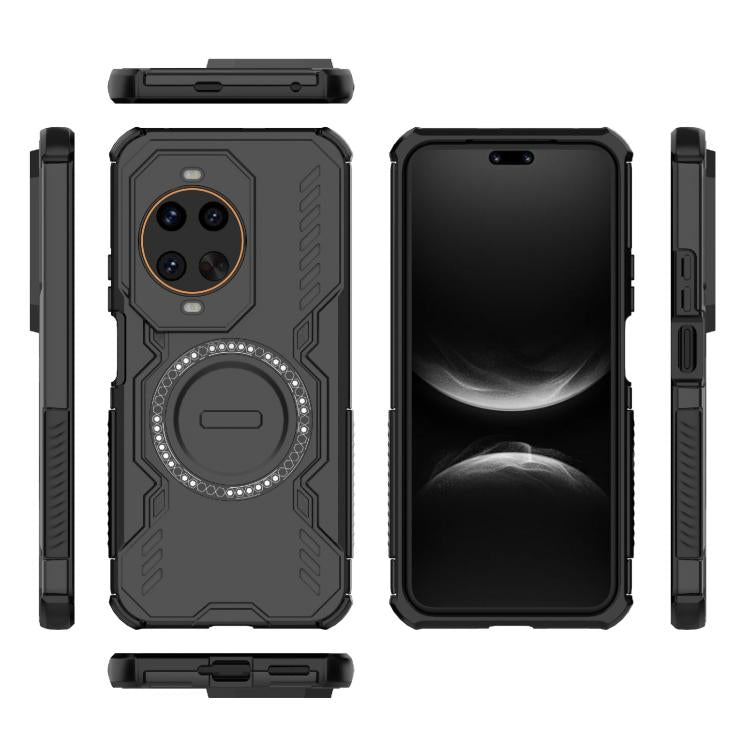 For Huawei nova 14 Ultra 5G Butterfly Armor MagSafe Magnetic Ring Shockproof Phone Case
