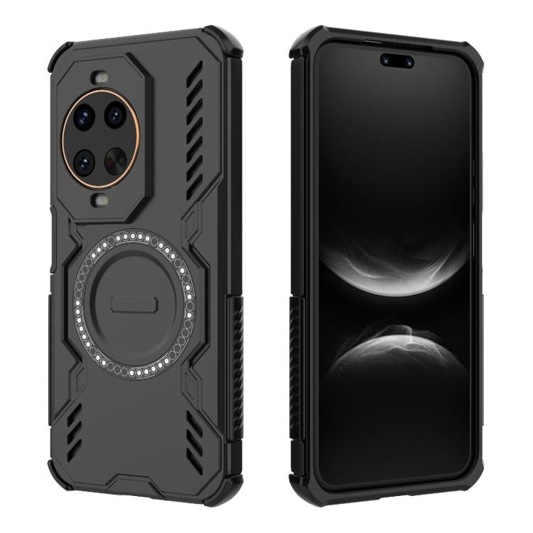 For Huawei nova 14 Ultra 5G Butterfly Armor MagSafe Magnetic Ring Shockproof Phone Case