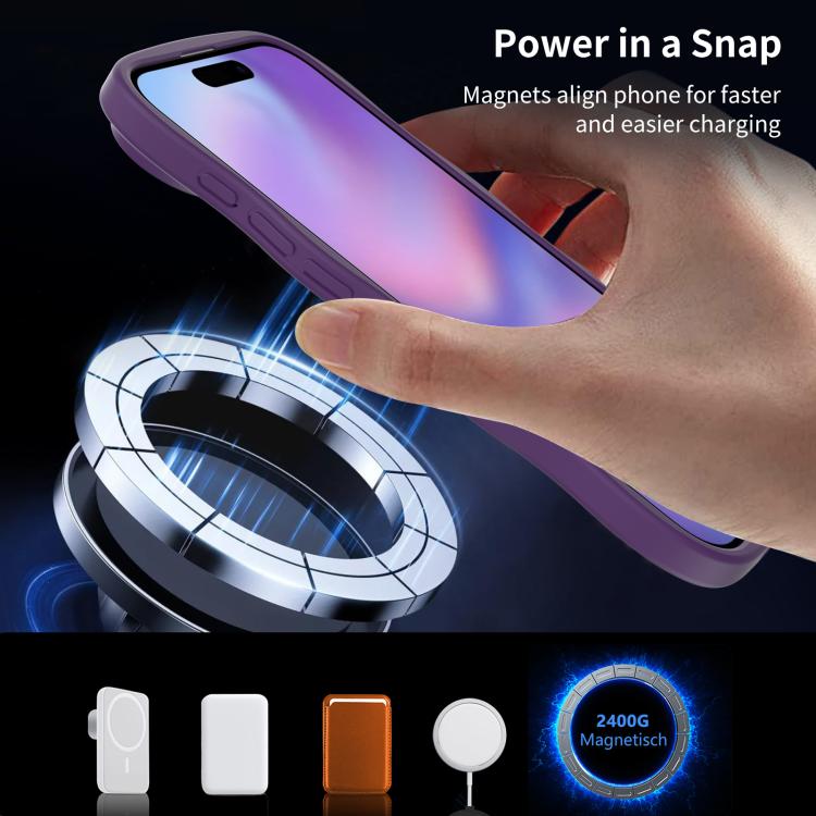 For iPhone Air Skin Feel Wave Texture MagSafe Phone Case