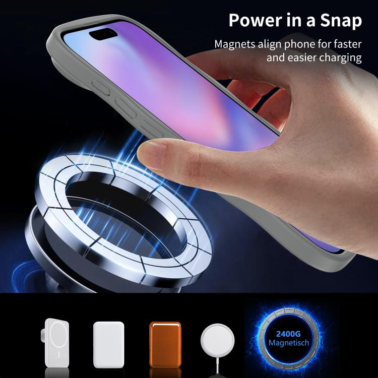 For iPhone Air Skin Feel Wave Texture MagSafe Phone Case