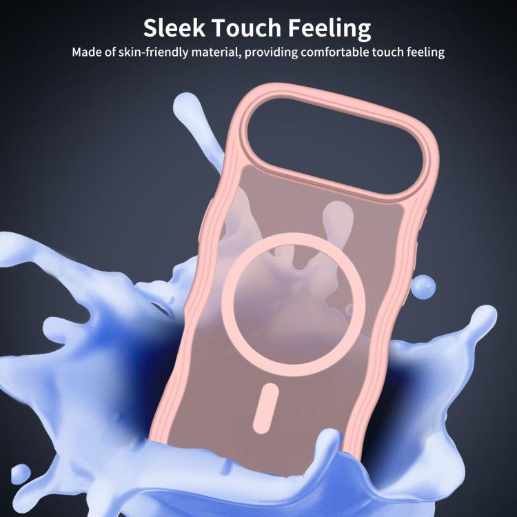 For iPhone Air Skin Feel Wave Texture MagSafe Phone Case